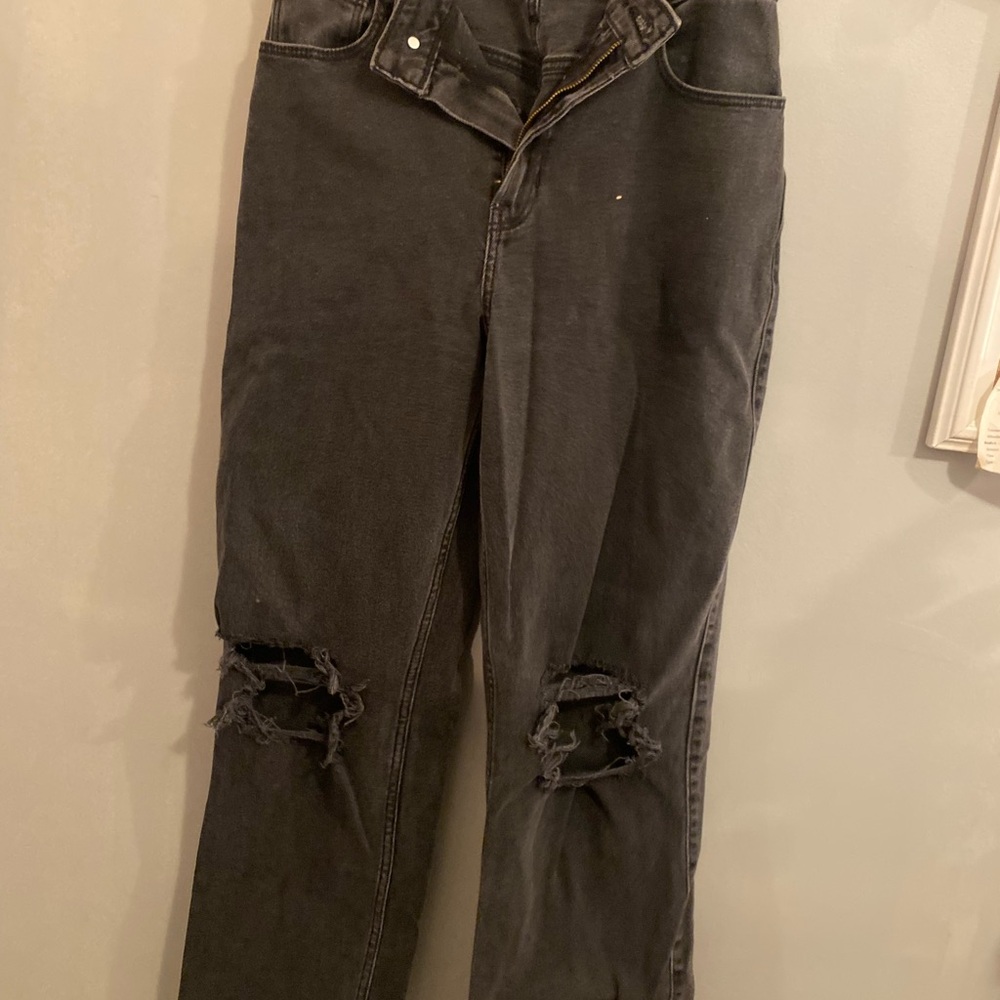 Hollister Black Distressed Jeans